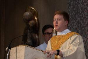 Seminarian reads the second reading