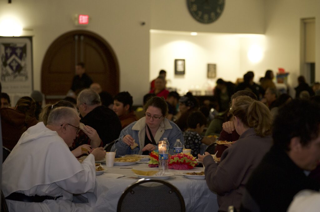 Hundreds attended the annual Las Posadas feast