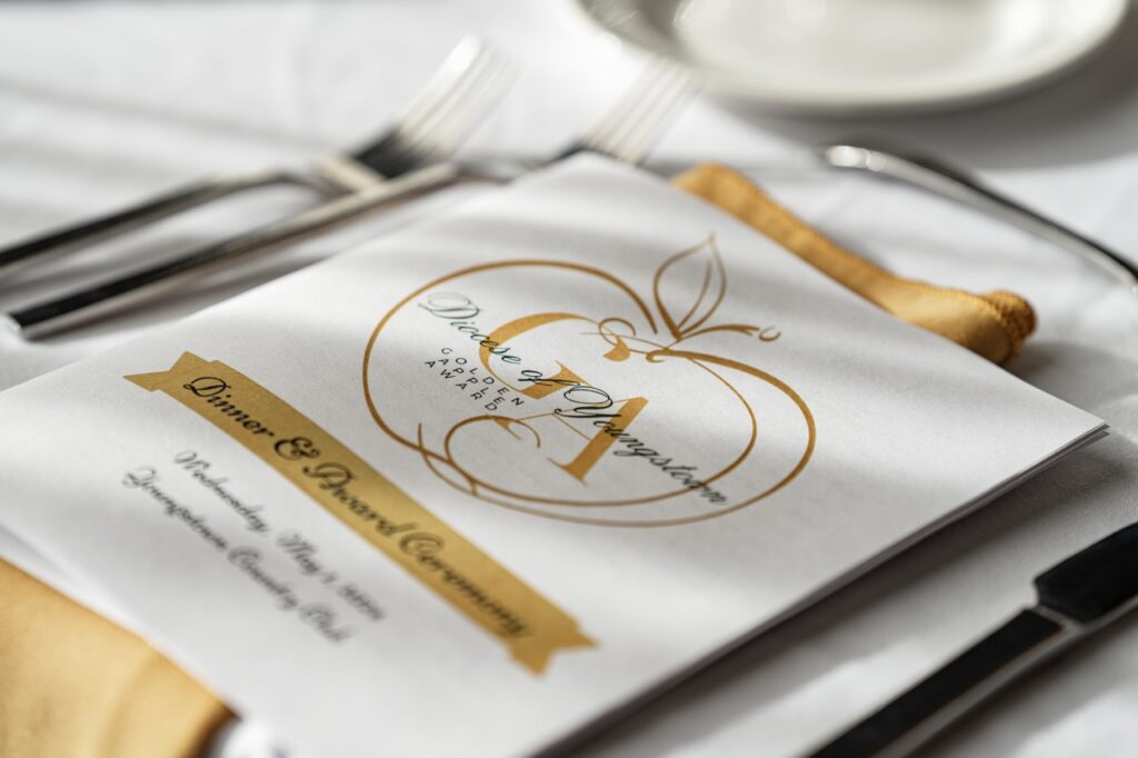 Picture of the program book at the Golden Apple Awards 2024.