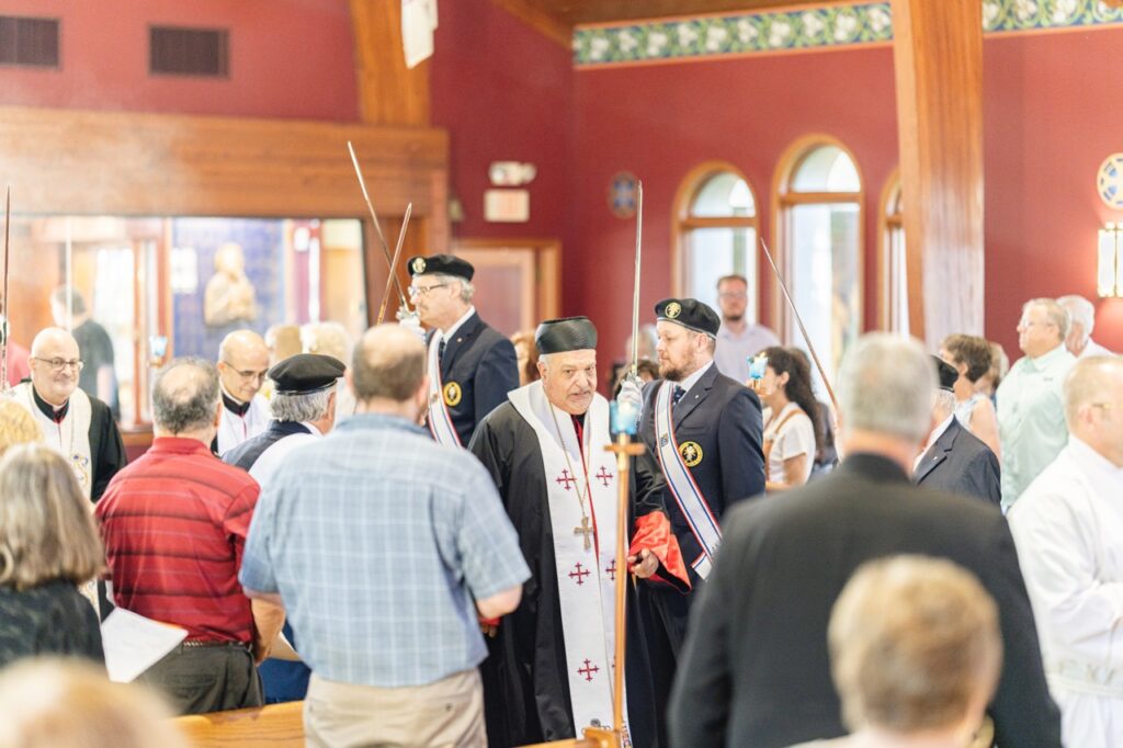 Image of Eastern rite bishop for the Assumption Pilgrimage in North Jackson. Photo by Brian Keith.