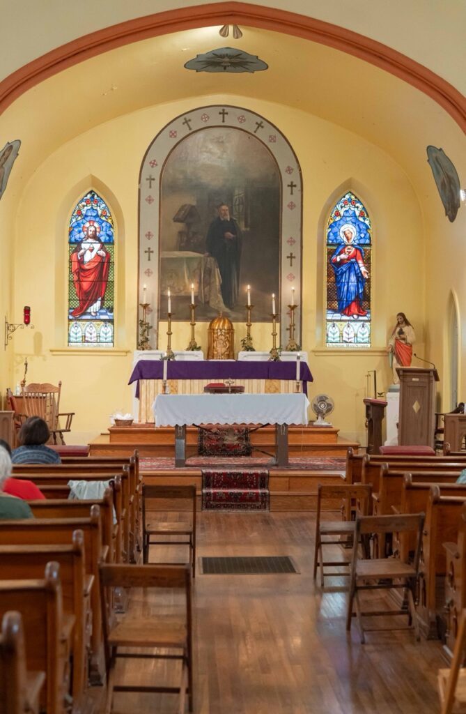 Inside of St. Philip Neri Church