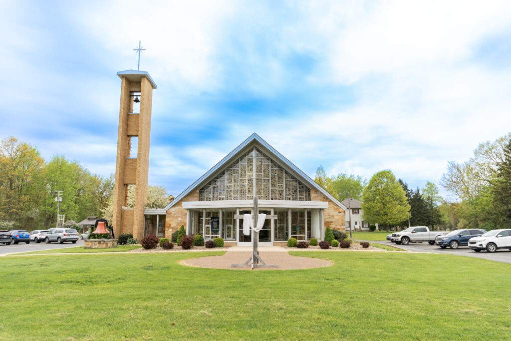 Outside of St. Mary Parish in Orwell. Photo by Brian Keith