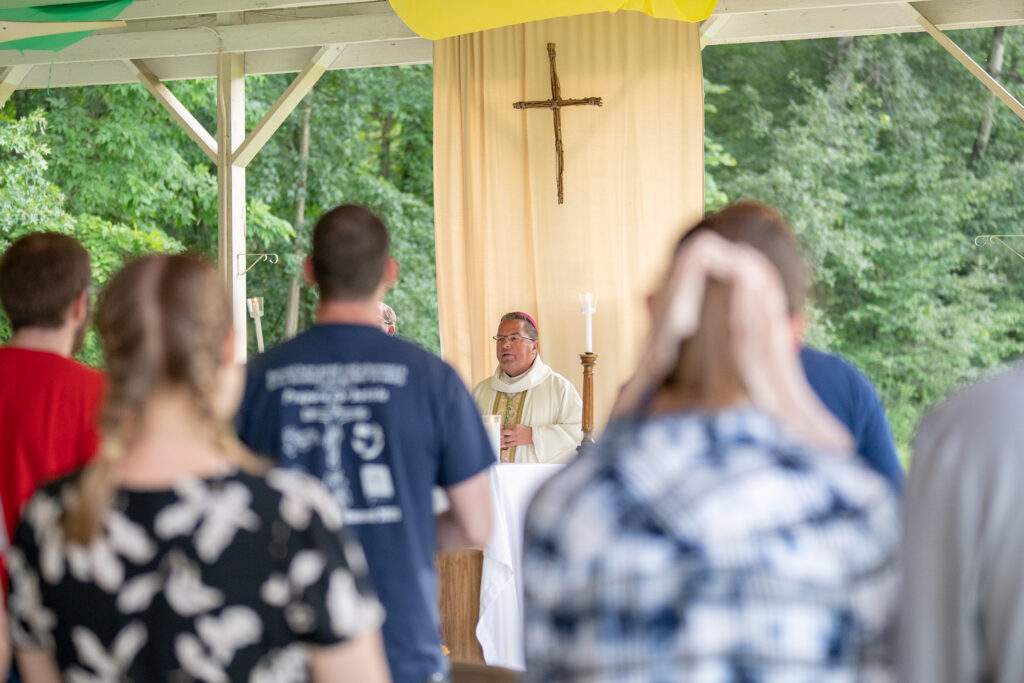 Bishop Bonnar celebrates Mass at World Youth Day