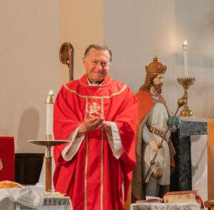 Father Joseph Rudjak at his retirement Mass