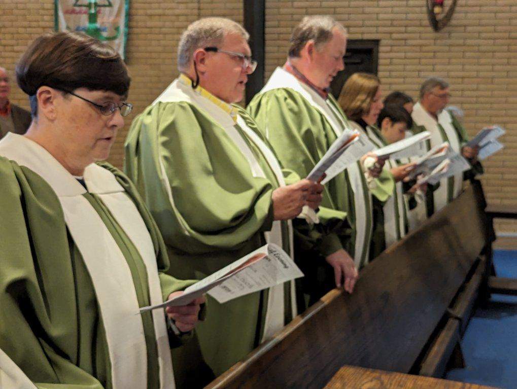 The Choir sings at the Lutheran-Catholic Covenant Celebration