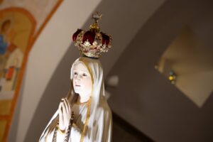 Image of Our Lady of Fatima statue in Youngstown. Photo by Courtney Poullas