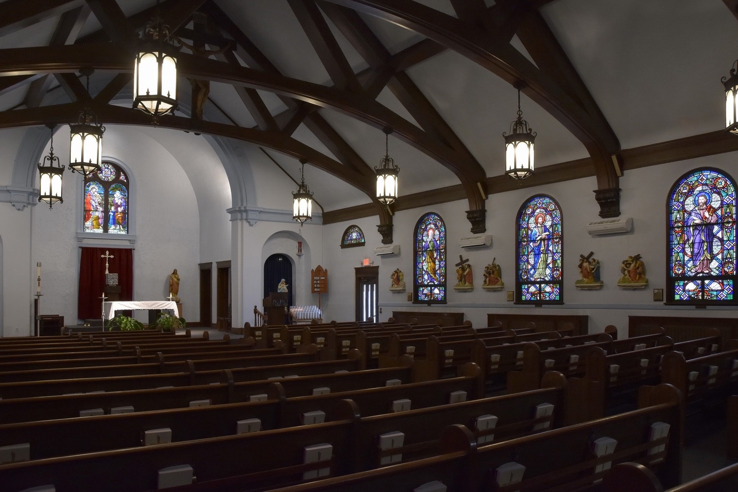 Shot of the interior of St. Joseph Calasanctius in Jefferson