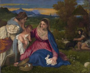 Madonna of the Rabbit, by Titian