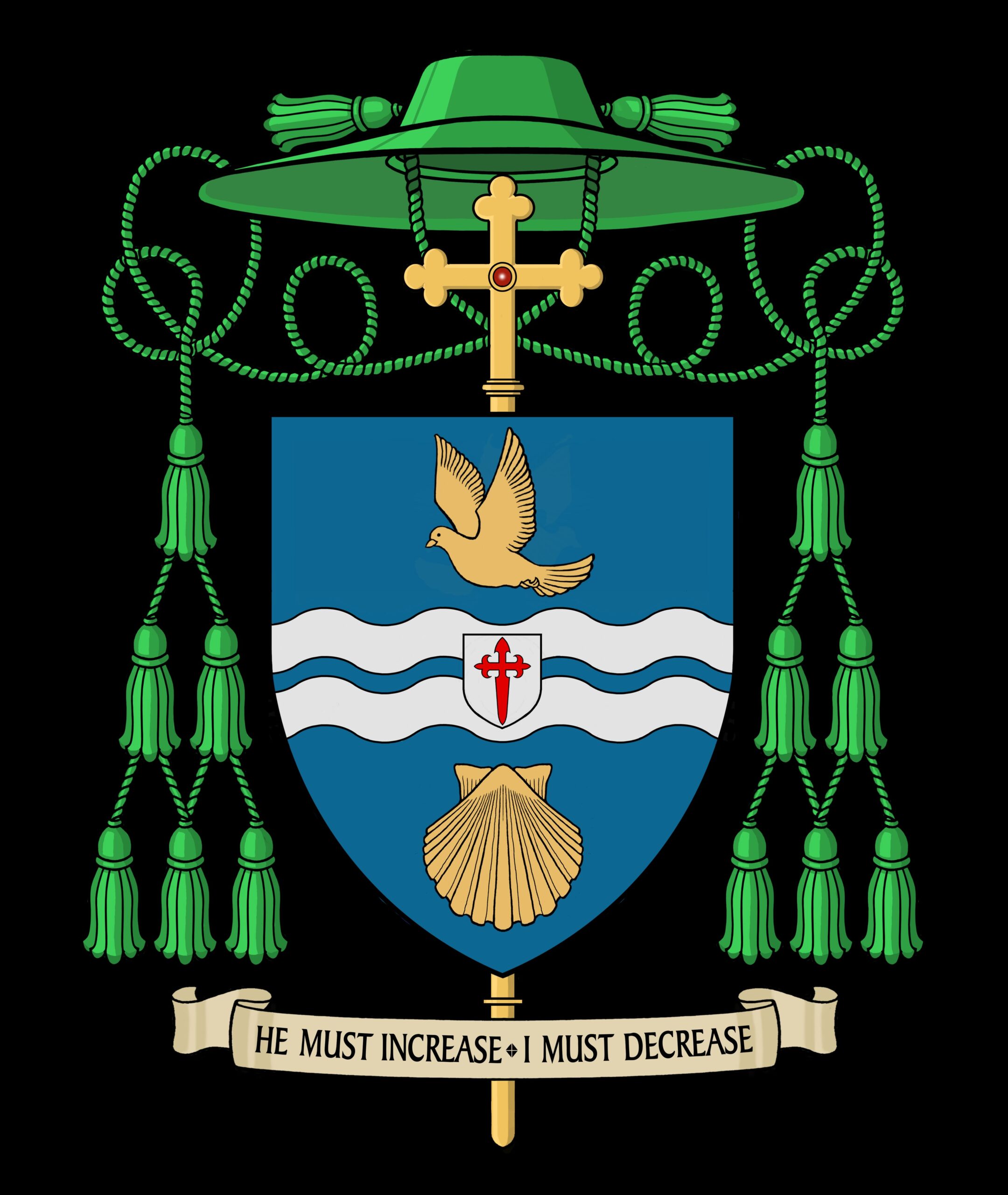 Bishop-Elect John Keehner's personal coat of arms