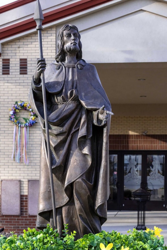Photo from in front of St. Thomas the Apostle Parish in Vienna.