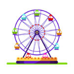 IStock illustration by Irena Cheremisinova of a colorful ferris wheel