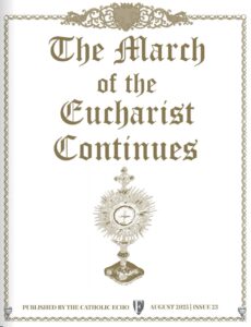 Cover of the 2025 March of the Eucharist Book