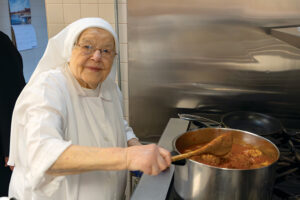 Sister Valentina Fatibene, OSHJ loves to cook and share recipes.