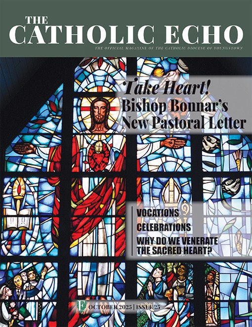 Cover from the October 2025 Catholic Echo magazine.