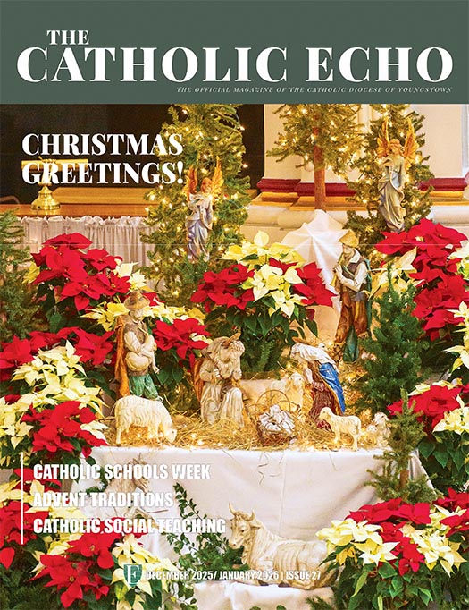 Cover for the December 2025-January 2026 Catholic Echo.