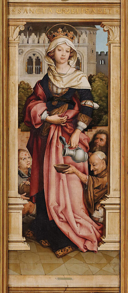 Painting of St. Elizabeth of Hungary.